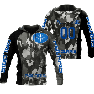 CUSTOM NAME RACING | BLACK CAMO | POLARIS