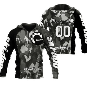 CUSTOM NAME RACING | BLACK CAMO | SKI-DOO