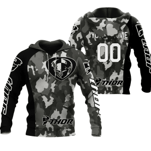 CUSTOM NAME RACING | BLACK CAMO | THOR