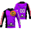 CUSTOM NAME RACING | BLACK-PURPLE | BULTACO
