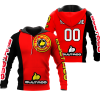 CUSTOM NAME RACING | BLACK-RED | BULTACO
