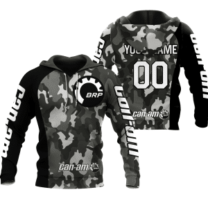 CUSTOM NAME RACING | BLACK CAMO | CAN-AM