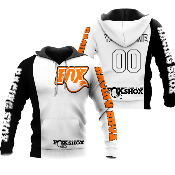 CUSTOM NAME RACING | BLACK WHITE | FOX RACING