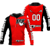 CUSTOM NAME RACING | BLACK RED | FOX RACING