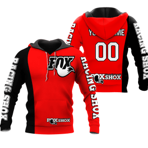 CUSTOM NAME RACING | BLACK RED | FOX RACING