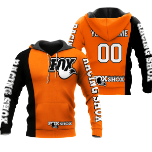 CUSTOM NAME RACING | BLACK ORANGE | FOX RACING