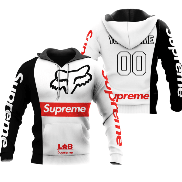CUSTOM NAME RACING | BLACK WHITE | FOX RACING
