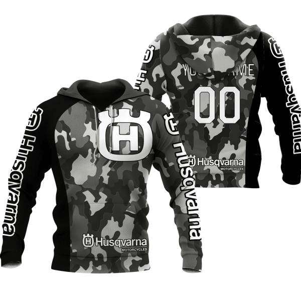 CUSTOM NAME RACING | BLACK CAMO | HUSQVARNA