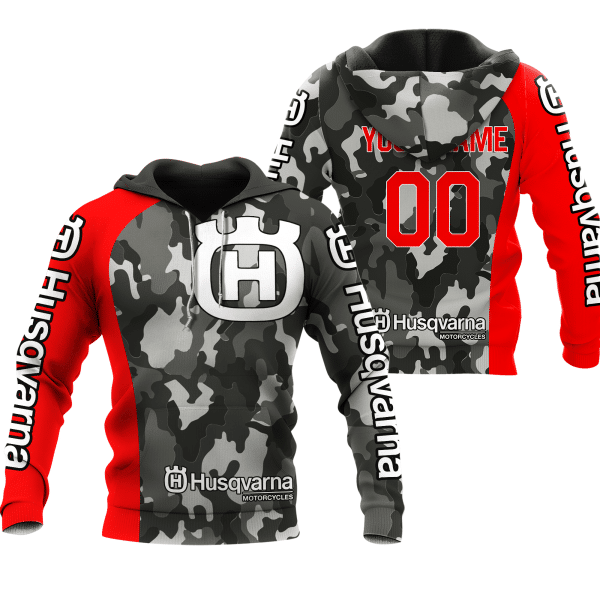 CUSTOM NAME RACING | RED CAMO | HUSQVARNA