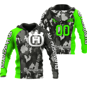 CUSTOM NAME RACING | GREEN CAMO | HUSQVARNA