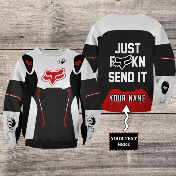MOTOCROSS PERSONALIZED FX RACING V1 | COLOR WHITE-BLACK - Image 2