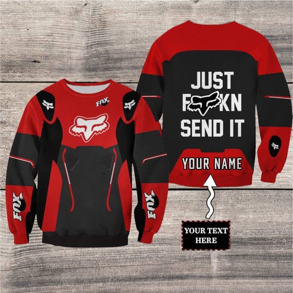MOTOCROSS PERSONALIZED FX RACING V1 | COLOR RED-BLACK - Image 3