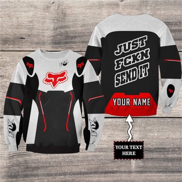 MOTOCROSS PERSONALIZED FX RACING V2 | COLOR WHITE-BLACK - Image 3
