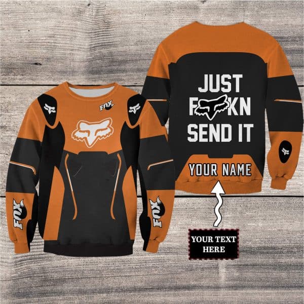 MOTOCROSS PERSONALIZED FX RACING V1 | COLOR ORANGE-BLACK - Image 3