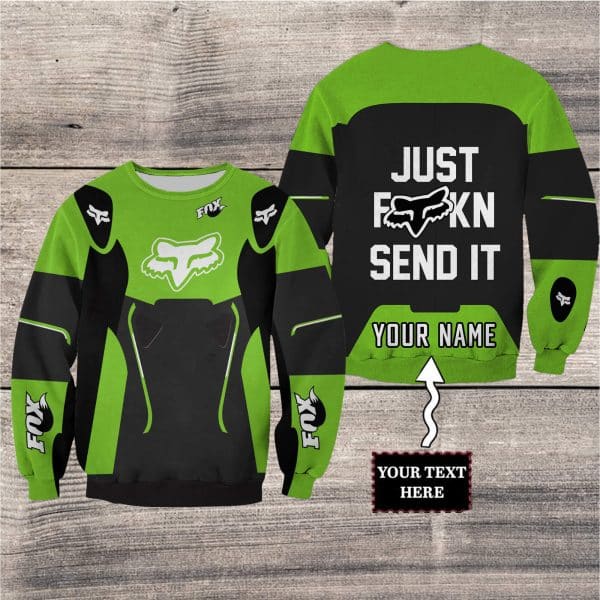 MOTOCROSS PERSONALIZED FX RACING V1 | COLOR GREEN-BLACK - Image 3