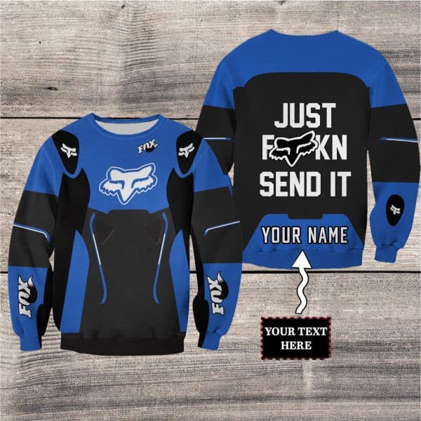 MOTOCROSS PERSONALIZED FX RACING V1 | COLOR BLUE-BLACK - Image 3