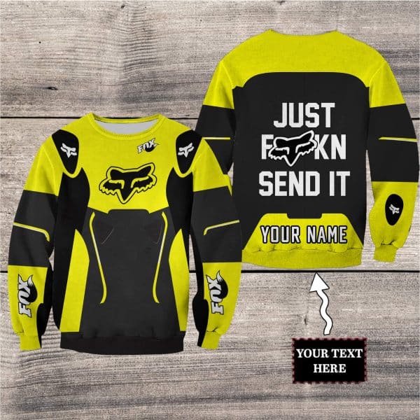 MOTOCROSS PERSONALIZED FX RACING V1 | COLOR YELLOW-BLACK - Image 3
