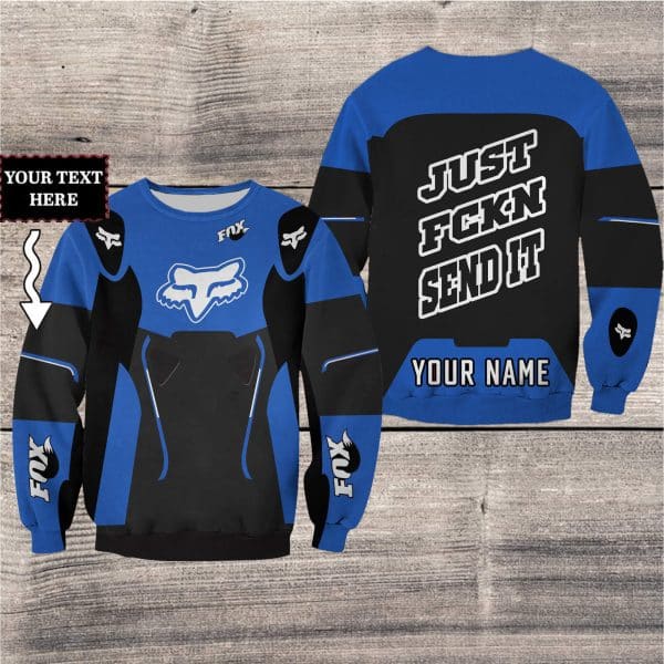 MOTOCROSS PERSONALIZED FX RACING V2 | COLOR BLUE-BLACK - Image 3