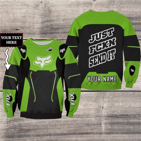 MOTOCROSS PERSONALIZED FX RACING V2 | COLOR GREEN-BLACK - Image 3