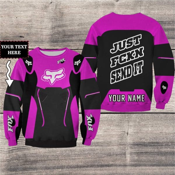 MOTOCROSS PERSONALIZED FX RACING V2 | COLOR PINK-BLACK - Image 3