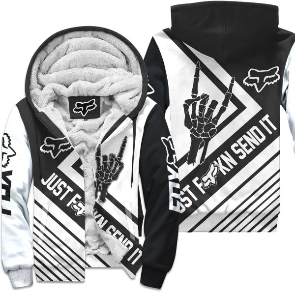 JUST FNKN SEND IT FLEECE HOODIE