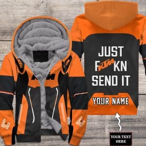MOTOCROSS PERSONALIZED FX RACING V1 | FLEECE HOODIE | KTM