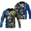 CUSTOM NAME RACING | BLUE CAMO | MONSTER