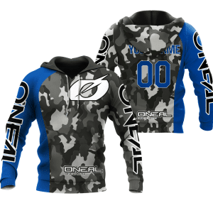 CUSTOM NAME RACING | BLUE CAMO | ONEAL