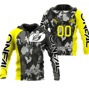 CUSTOM NAME RACING | YELLOW CAMO | ONEAL