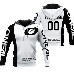 CUSTOM NAME RACING | WHITE-BLACK | ONEAL