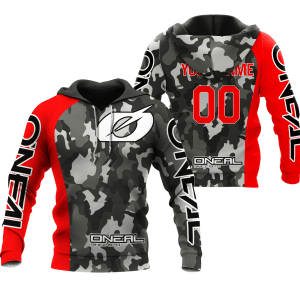 CUSTOM NAME RACING | RED CAMO | ONEAL