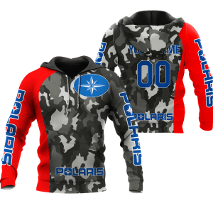 CUSTOM NAME RACING | RED CAMO | POLARIS