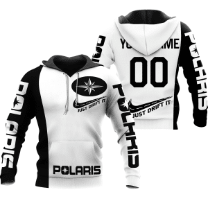CUSTOM NAME RACING | BLACK-WHITE | POLARIS V1