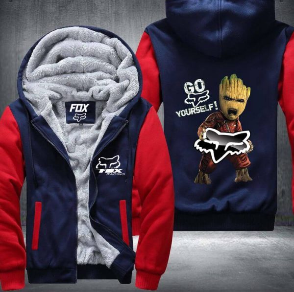 Gofx Groot Fleece Zip Hoodie - Image 2