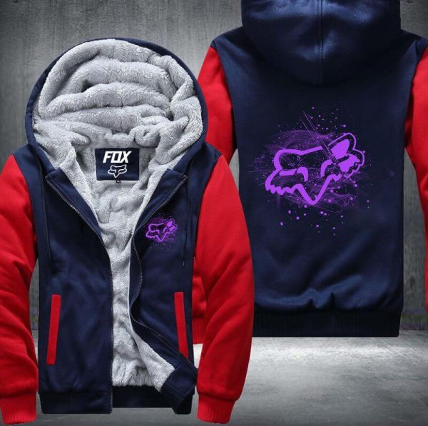 Fox Purple Fleece Zip - Image 3
