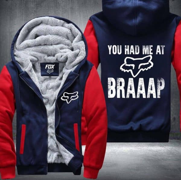 You had me at braaap Fleece Zip Hoodies - Image 2