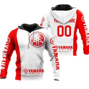 CUSTOM NAME RACING | RED-WHITE | YAMAHA V5