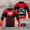 MOTOCROSS PERSONALIZED FX RACING V1 | COLOR RED-BLACK