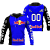 CUSTOM NAME RACING | BLACK-BLUE | REDBULL