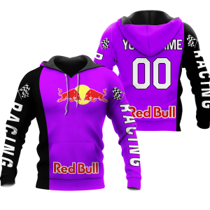 CUSTOM NAME RACING | BLACK-PURPLE | REDBULL
