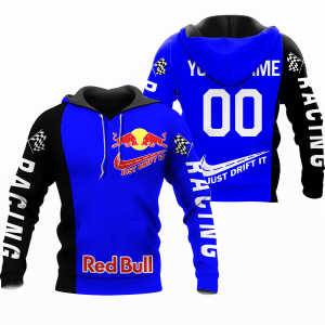 CUSTOM NAME RACING | BLACK-BLUE | REDBULL