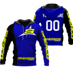 CUSTOM NAME RACING | BLACK-BLUE | SHERCO