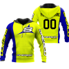 CUSTOM NAME RACING | BLUE-YELLOW | SHERCO
