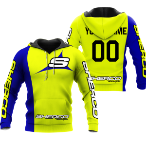 CUSTOM NAME RACING | BLUE-YELLOW | SHERCO