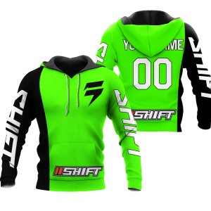 CUSTOM NAME RACING | BLACK-GREEN | SHIFT