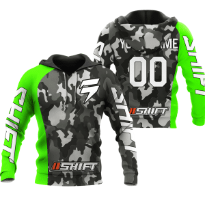 CUSTOM NAME RACING | GREEN CAMO | SHIFT
