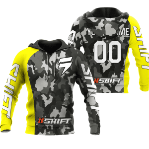 CUSTOM NAME RACING | YELLOW CAMO | SHIFT