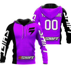 CUSTOM NAME RACING | BLACK-PURPLE | SHIFT
