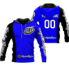 CUSTOM NAME RACING | BLACK BLUE | TROYLEEDESIGNS