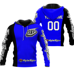 CUSTOM NAME RACING | BLACK BLUE | TROYLEEDESIGNS